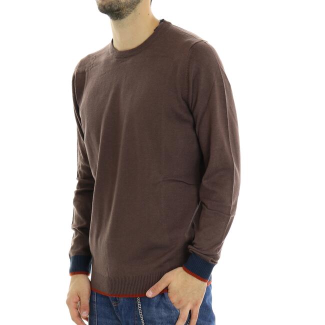 MAGLIA POLSINI A CONTRASTO SSEINSE - Mad Fashion | img vers.1300x/